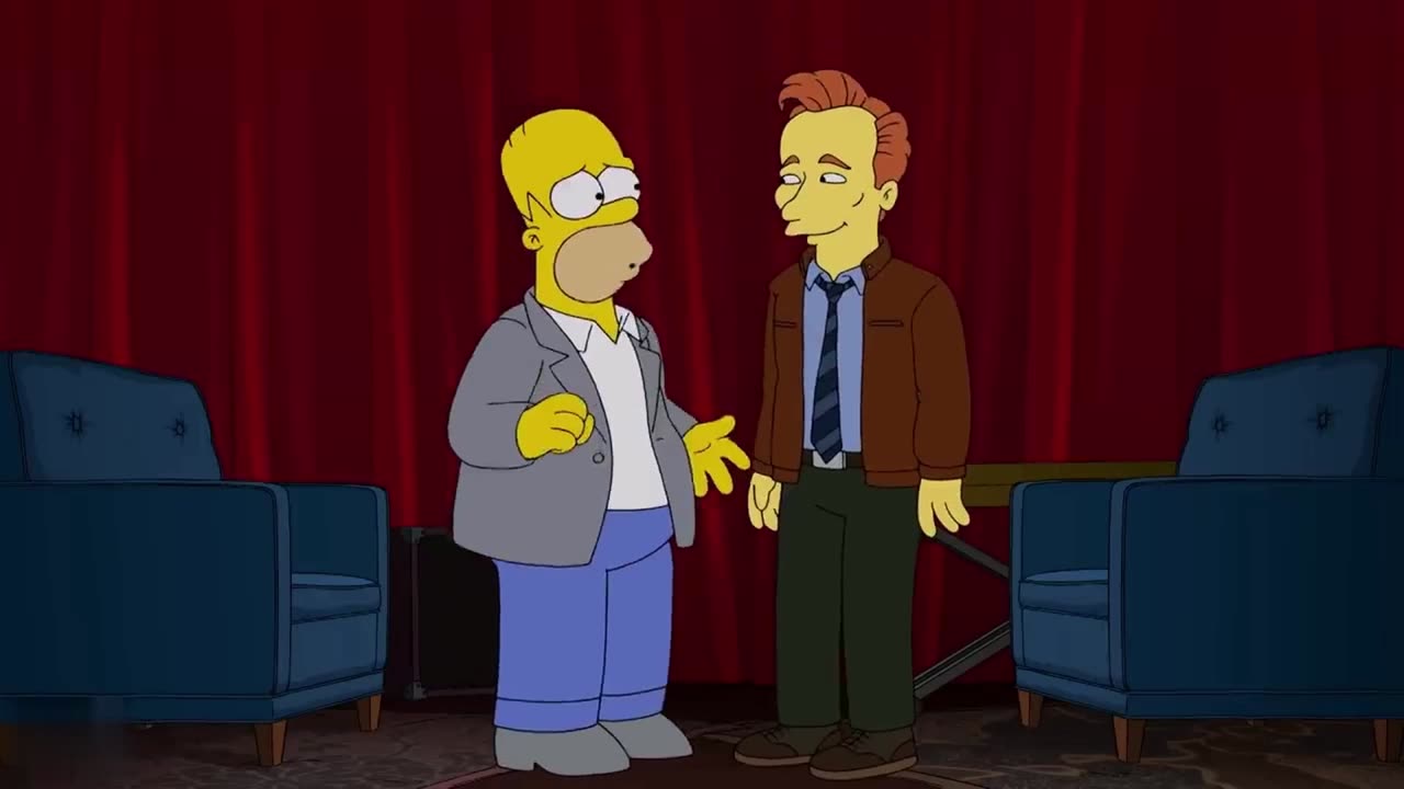 Conan Cold Open And Homer Simpson Interview