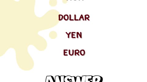 ❤️Fun quiz for kids! Try to gues EP.13 🎁 What is the currency of Japan?