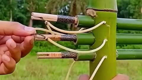 Watch How to make 3 barrel slingshot