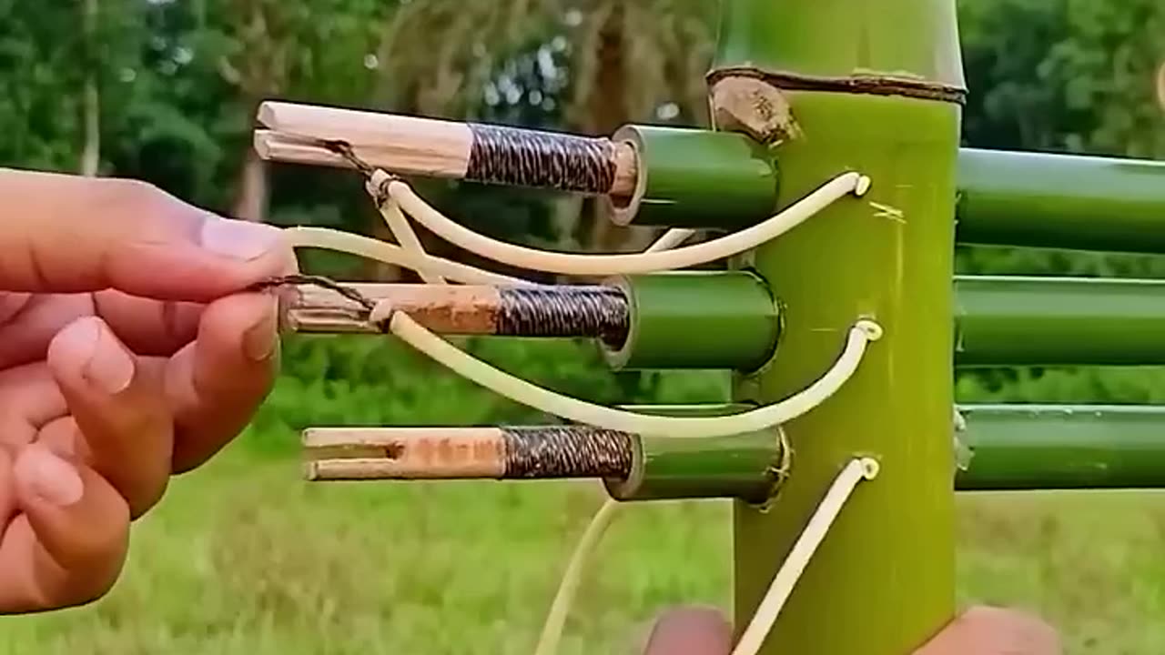 Watch How to make 3 barrel slingshot