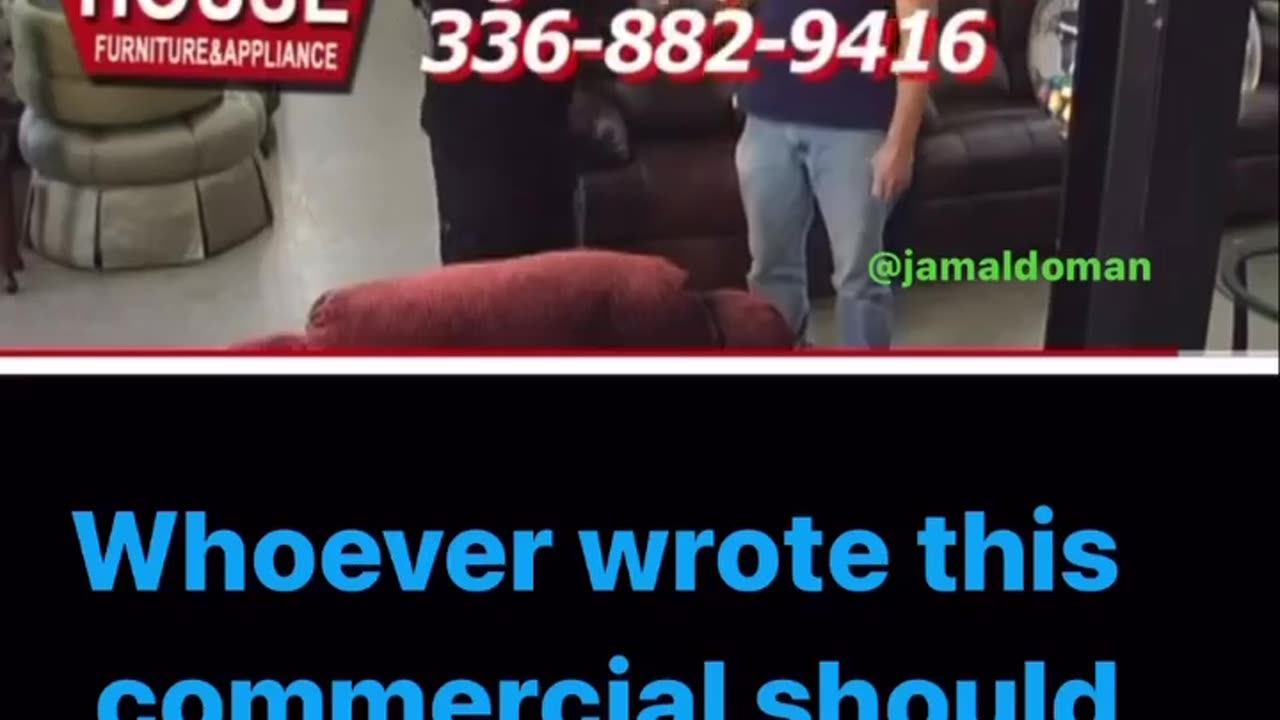 Politics - 2025 Humor Best All Inclusive Furniture Sales Commercial For All Races