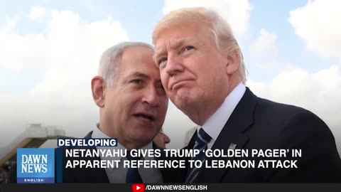 Benjamin Netanyahu Gifts Trump a Golden Pager – “That was a Great Operation”