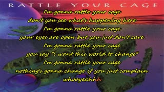 Barren Cross - Rattle Your Cage {tube off, karaoke on}