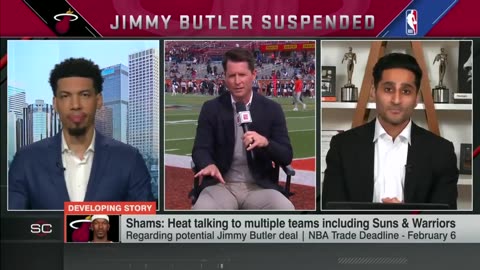 DEVELOPING STORY 🚨 Heat IN TALKS w/ Suns & Warriors to TRADE JIMMY BUTLER 👀