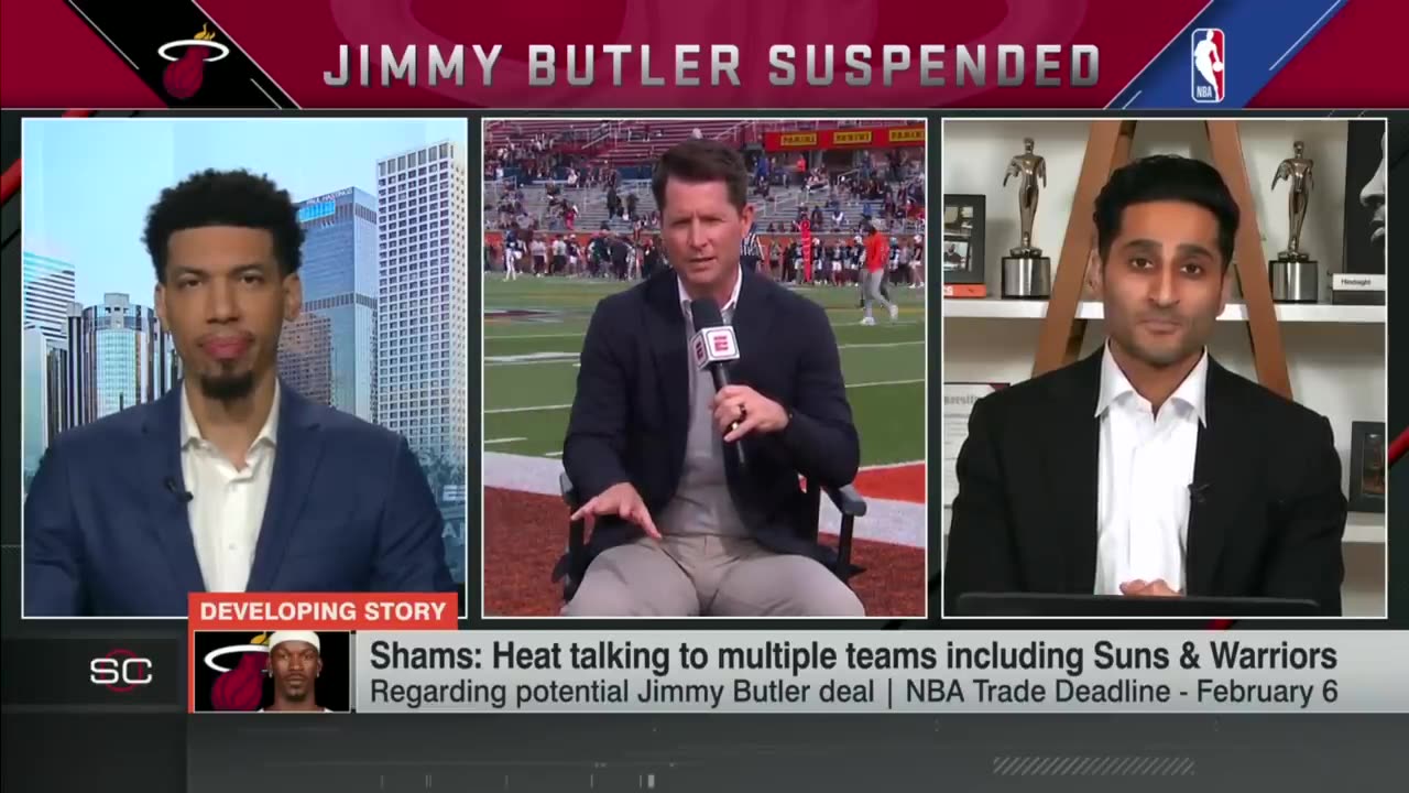 DEVELOPING STORY 🚨 Heat IN TALKS w/ Suns & Warriors to TRADE JIMMY BUTLER 👀