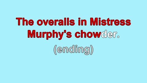 Who Threw the Overalls in Mistress Murphy's Chowder (1898)