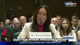 Brooke Rollins Asked About Supporting Biofuels