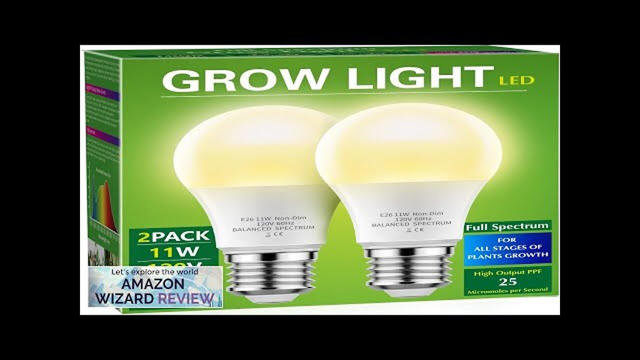 Briignite Grow Light Bulbs LED Grow Light Bulb A19 Bulb Full Spectrum Review