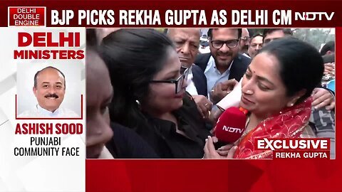 Rekha Gupta Delhi CM _ Will Fulfil All Commitments_ Rekha Gupta To NDTV Ahead Of Oath Ceremony