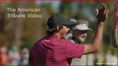 WATCH: Tiger Woods Son Charlie Woods Scores First Ever Hole in One While Dad Watches