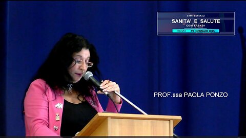 Conferenza Sanità e Salute: intervento della prof.ssa Paola Ponzo