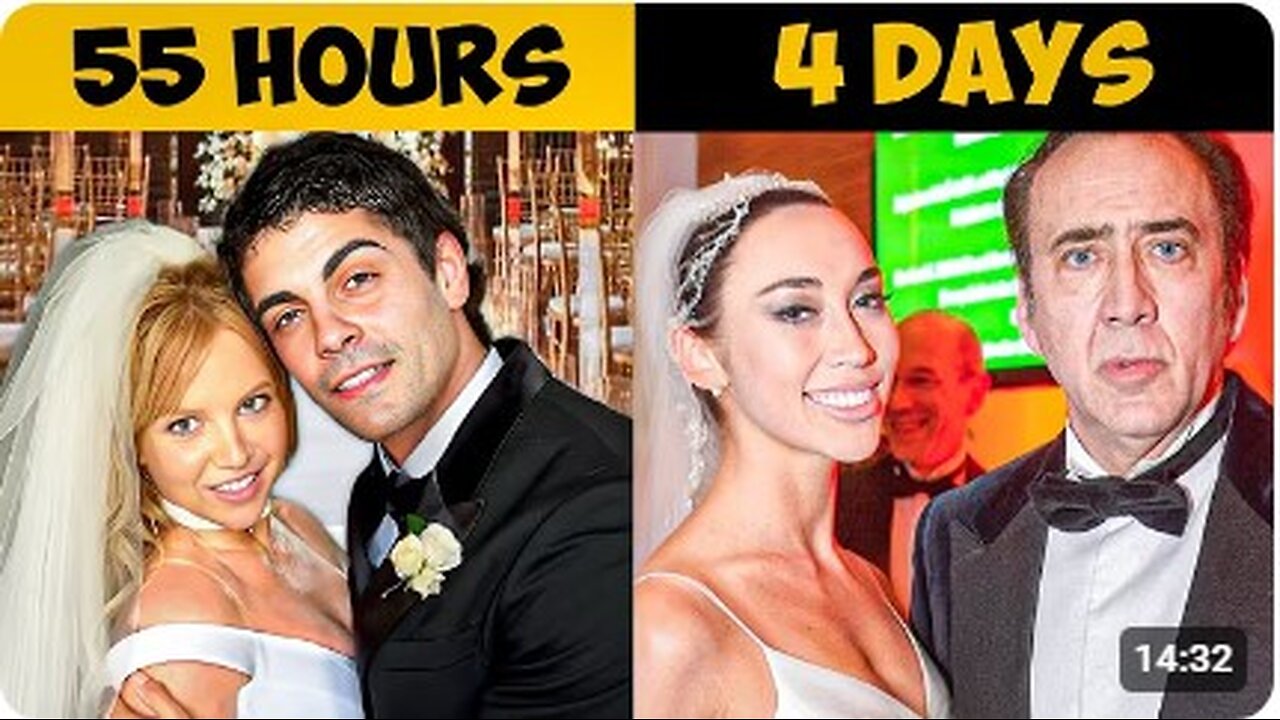 Hollywood's Shortest Marriages Ever: 55 Hours to 107 Days
