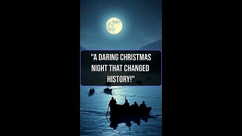 George Washington's Daring Christmas Night Crossing""🇺🇲