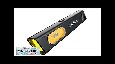 WARSUN T7 470 Lumen Portable Outdoor Rechargeable LED Flashlight Waterproof IP44 Magnetic Review