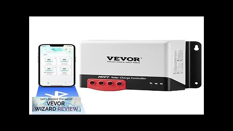 VEVOR 50A MPPT Solar Charge Controller 12V / 24V Auto DC Input Review