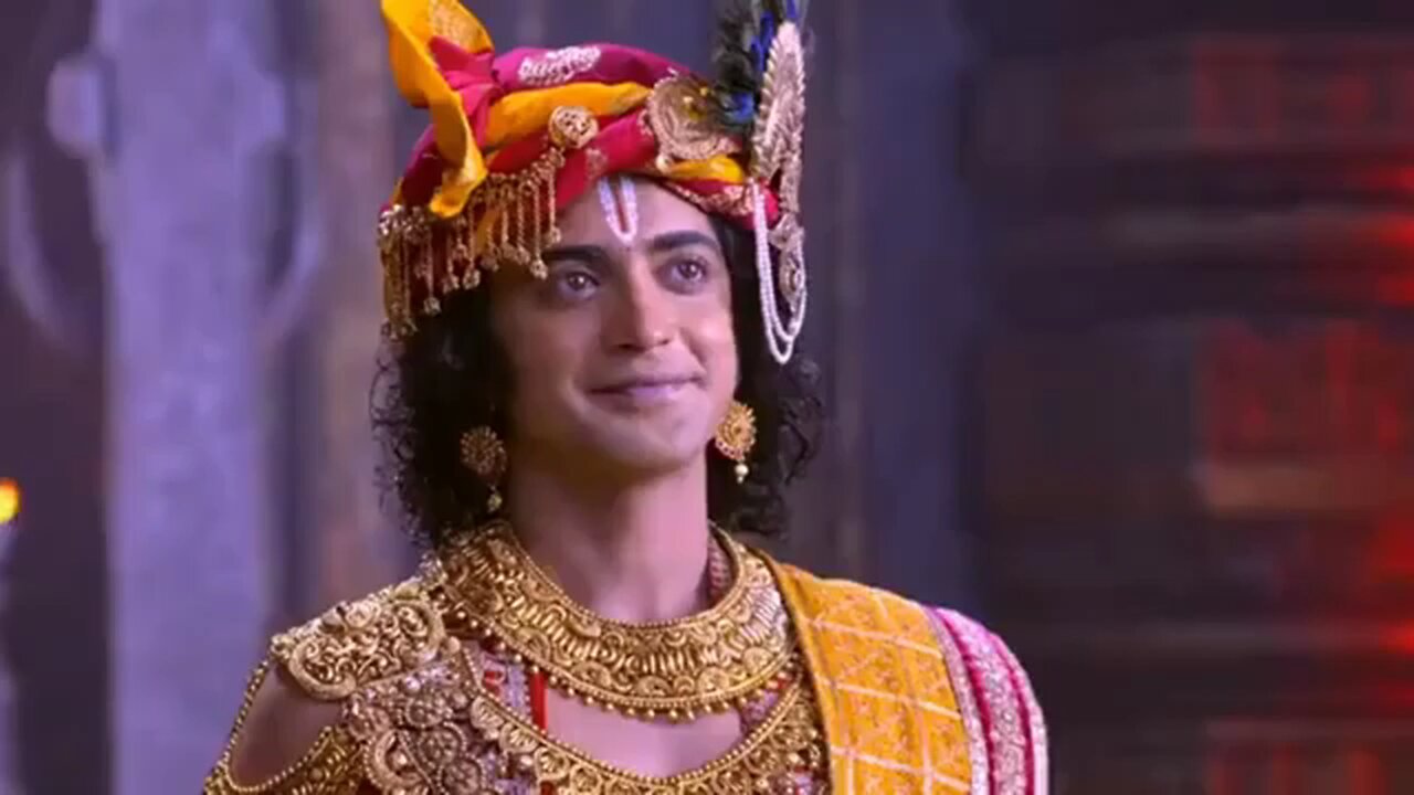 Radha Krishna best scene ever || Radha Rani warmest hug to krishna #radha_krishna