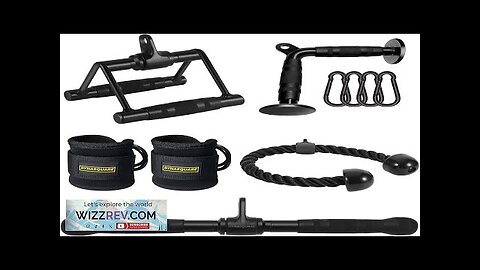 Cable Attachments for Home Gym Made of Heavy Duty Solid Steel LAT Review