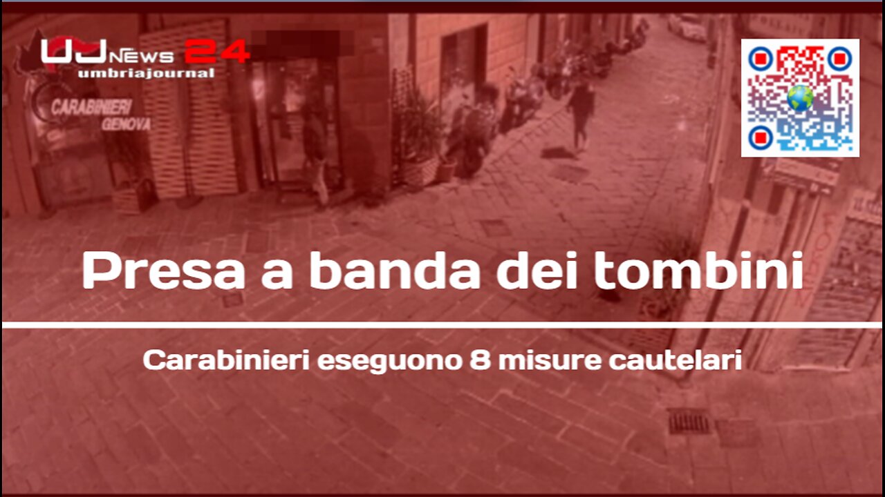 Presa a banda dei tombini Carabinieri eseguono 8 misure cautelari