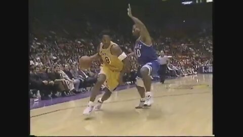 Kobe Bryant 23 Points 4 Ast Vs. Mavericks, 1999.