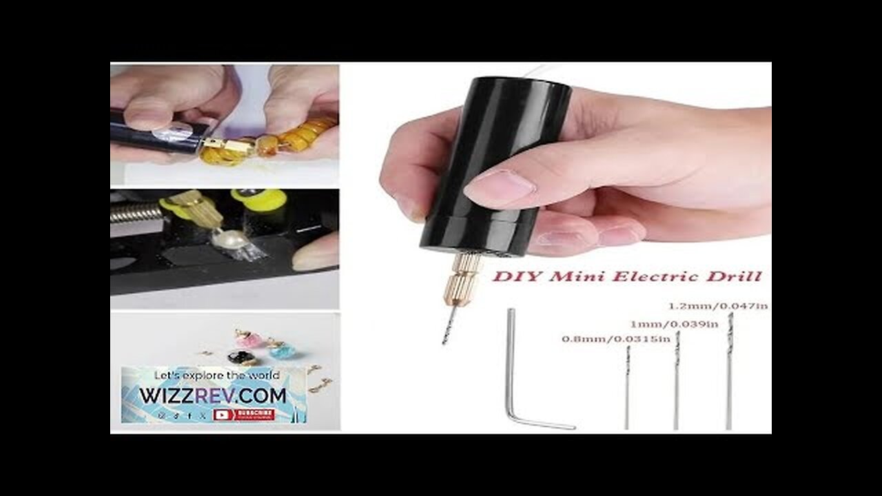 Handheld Mini Electric Drill DIY Electric USB Electric Drill Tools For Epoxy Review