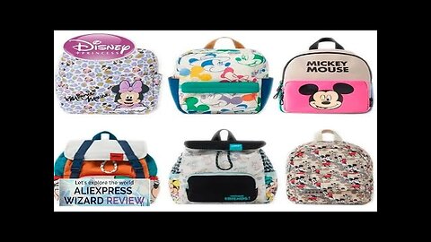 Disney Cartoon Backpack Women's Mickey Mouse Donald Duck Pattern Student School Bag Review