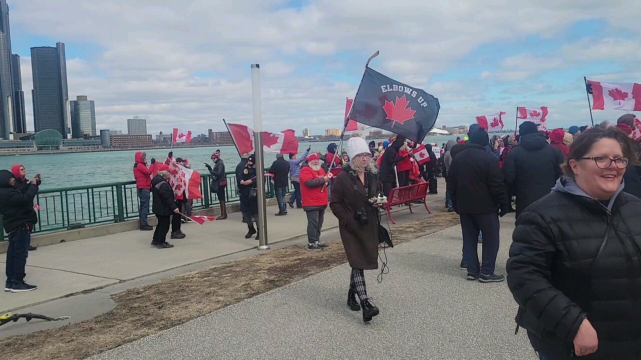Elbows up rally (Windsor Ontario) part 2