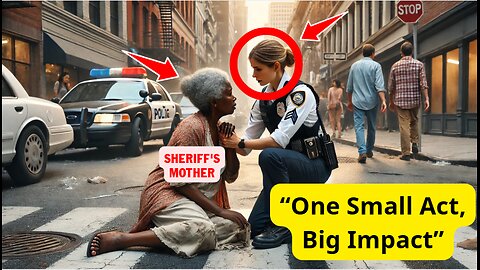 Police woman rescue black woman passed out on street, shocked to learn she is police chief's mother