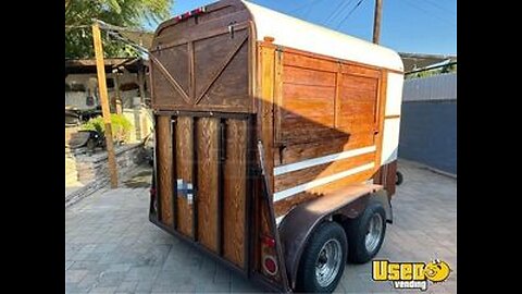 Charming - Horse Trailer Concession Conversion | Mobile Bar for Sale in California!