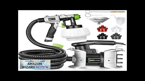 PHALANX HVLP Paint Sprayer 700W Spray Gun with 10FT Air Hose 4 Review