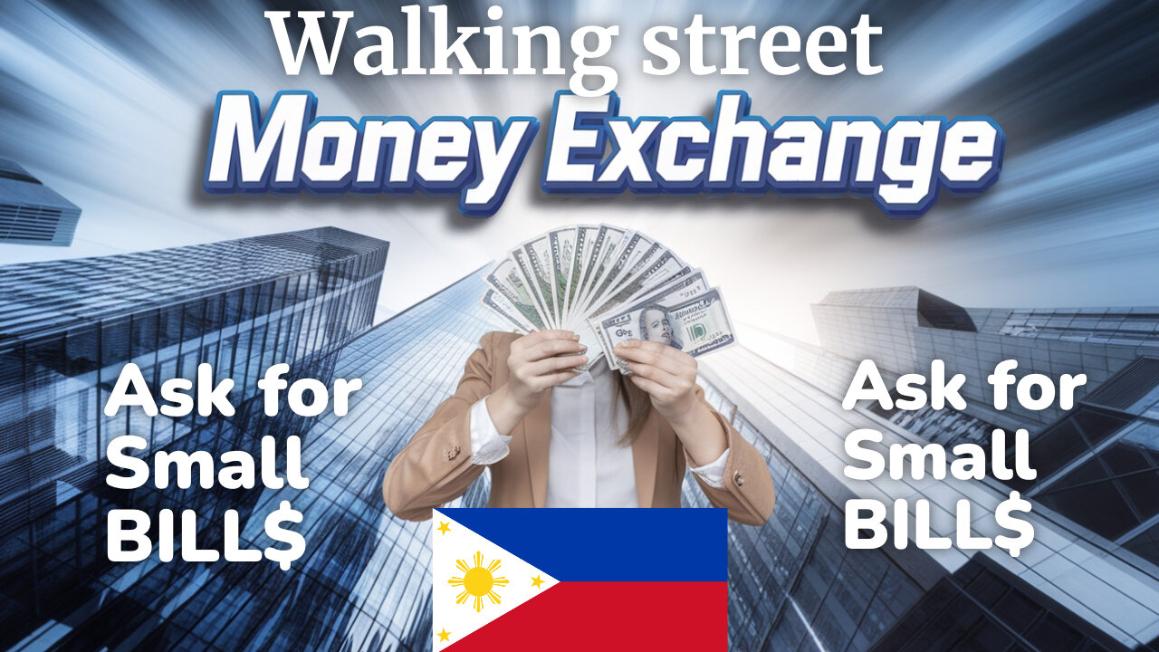 Walking Street Angeles City Philippines part 2, money exchange : vlog 3