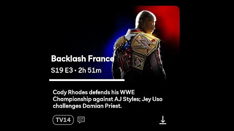 WWE Backlash 2024