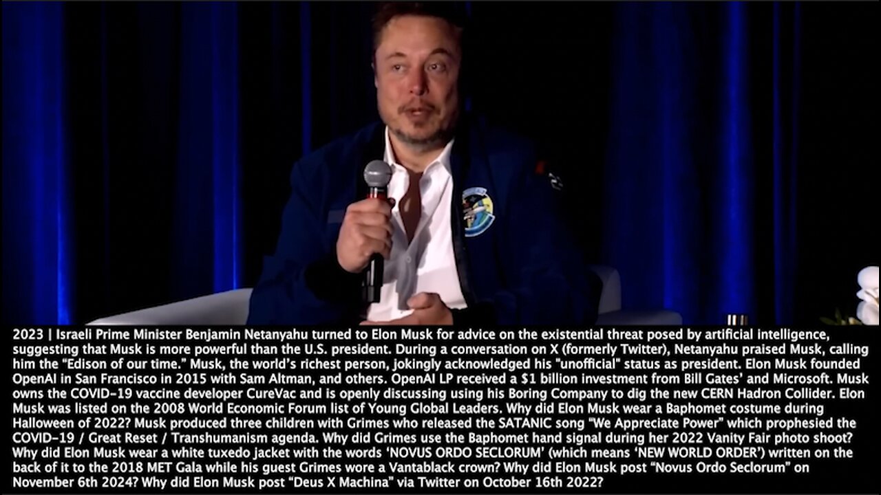 Elon Musk & Netanyahu | History of the Title DOGE? "If You Were...Well You Can't Be President of the U.S. But Assume You Are..." - Netanyahu "Not Officially." - Elon Musk "If You Create Digital God & Now It's the