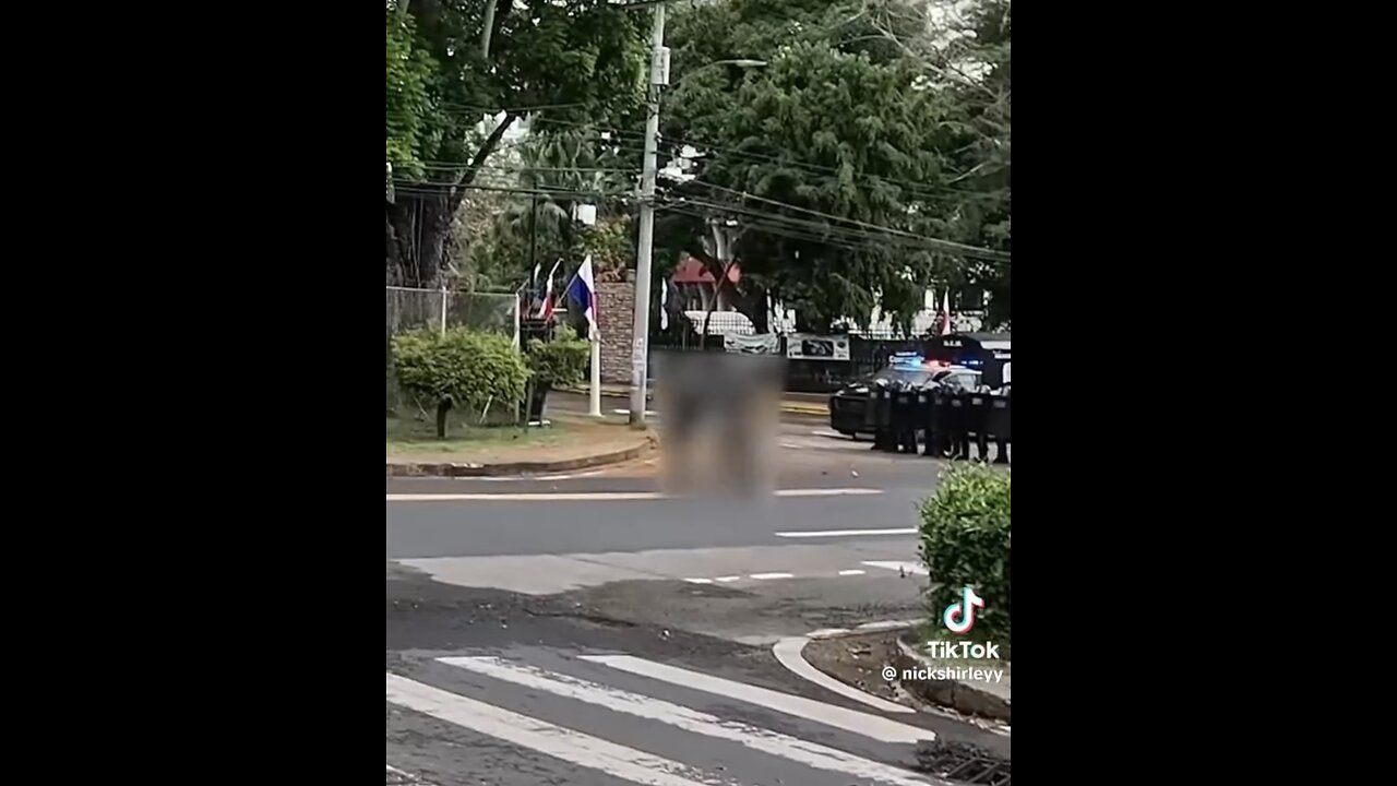 LEFTIST AGITATORS PROTEST AGAINST🛗👮‍♂️🚓U.S SECRETARY OF STATE ARRIVAL IN PANAMA🇺🇸🛳️🇵🇦💫