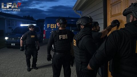 F.B.I. RAIDED DECORATED POLICE OFFICERS HOME OVER A JAN 6TH TWEET!