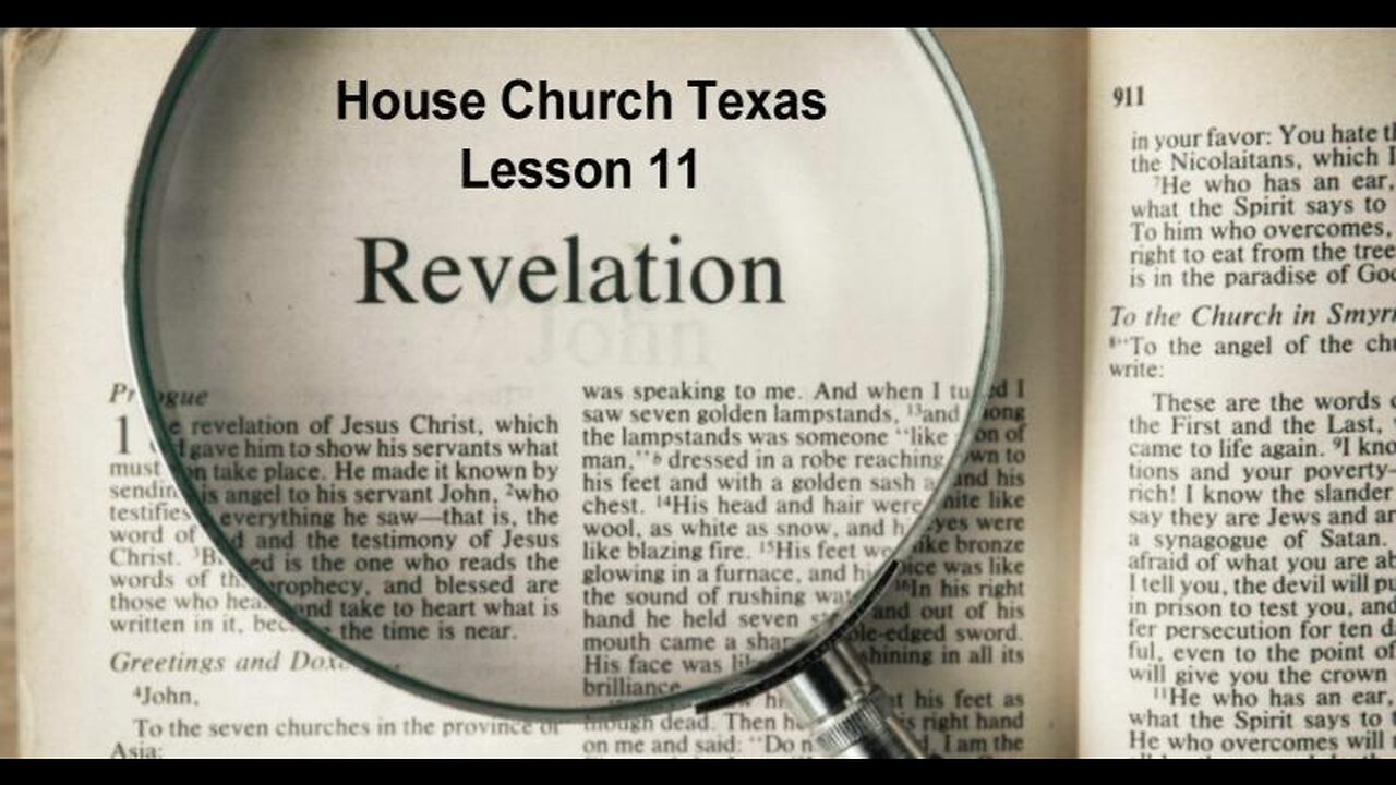 Journey Through Revelation Lesson 11- The Seven-sealed Scroll Revelation 5 (1-15-2025)