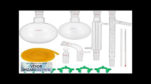 VEVOR Glass Organic Chemistry Kit 13pcs Distillation Kit 24/40 Joints Distillation Apparatus Review