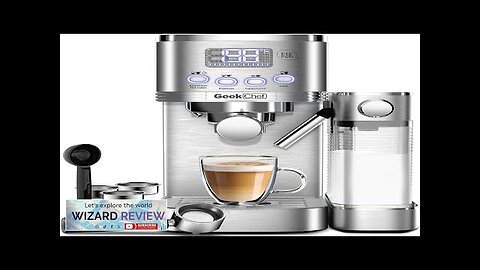 Geek Chef Espresso Machine 1.8 liters Espresso and Cappuccino Machine Stainless Review