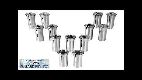 VEVOR 13 pcs Precision R8 Collet Set 1/8'' 7/8'' 45# Alloy Review