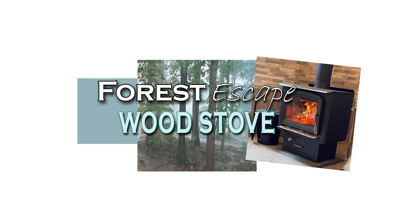 Forest Escape Easily Starting the Ashley Hearth Wood Stove and Quickly Cleaning the Glass Door