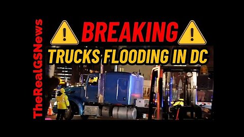 EMERGENCY ALERT!! TRUCKS are flooding in DC!! Millions being told "Have your Go Bag READY"