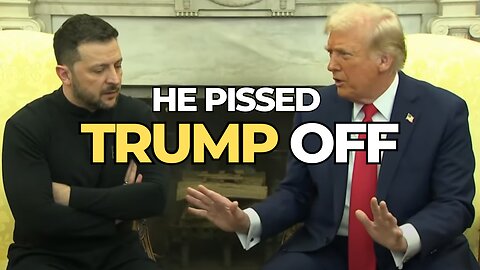 Trump Kicks Ukraine President Out The White House For Being Disrespectful, Video Reveal!