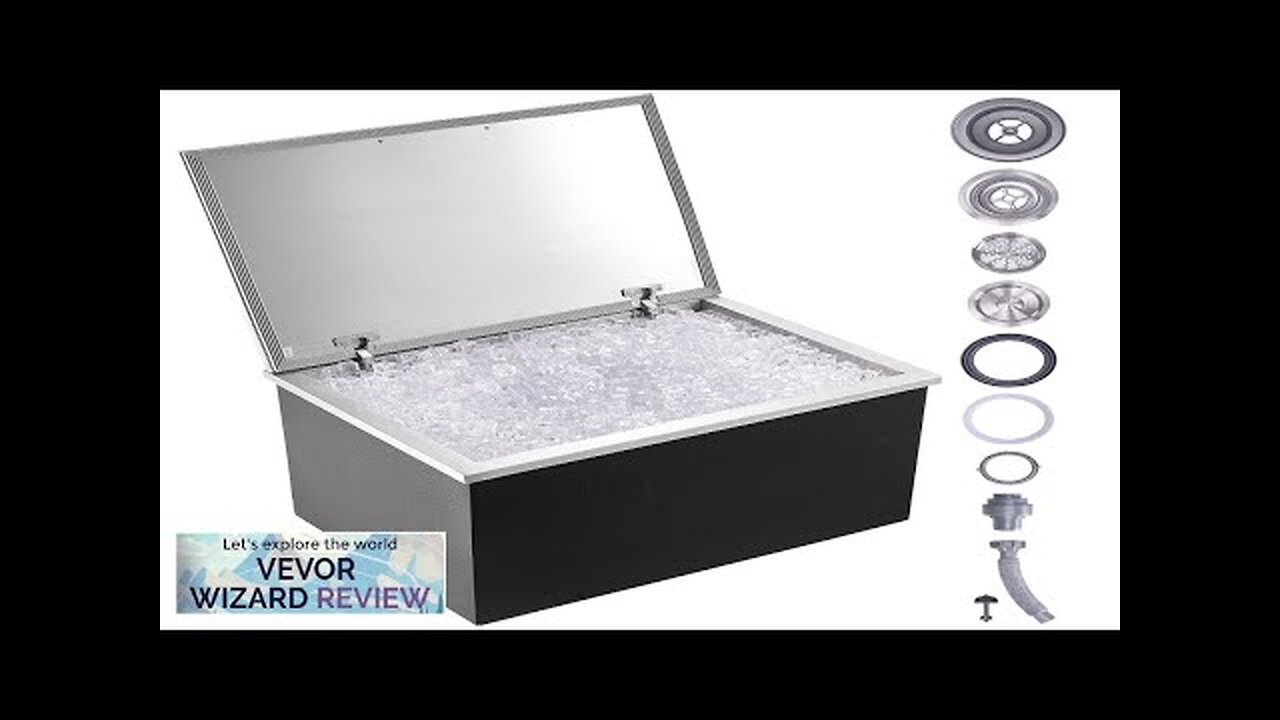 VEVOR Drop in Ice Chest 28"L x 20"W x 17"H Stainless Steel Review