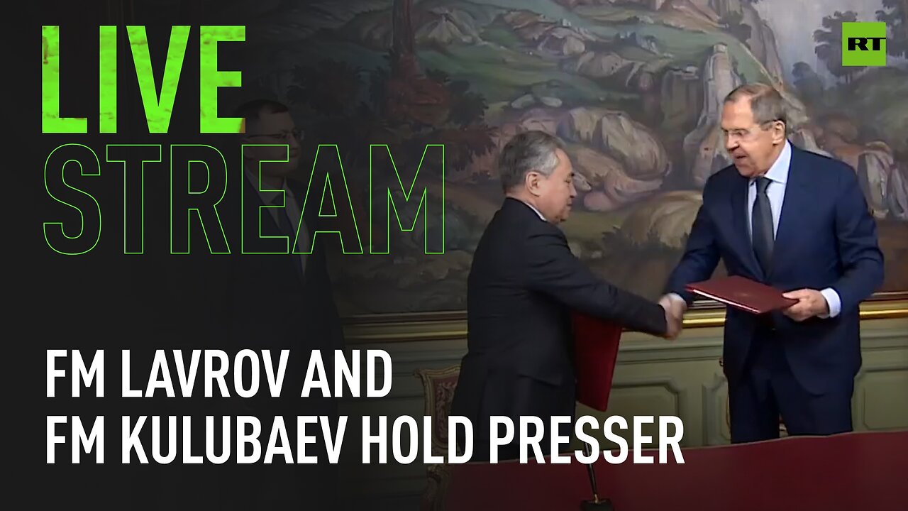 Russia's Lavrov and Kyrgyzstan's Kulubaev give press conference