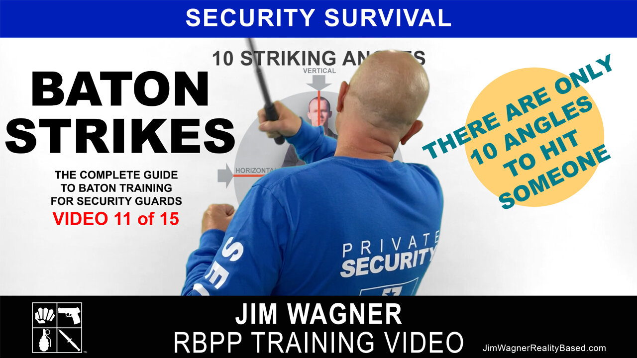 Baton Strikes Training Video 11 of 15 by Jim Wagner