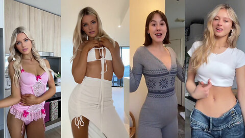 Babes compilation 08 - Big bank tiktok challenge ❤️‍ClipchampGirls 2025