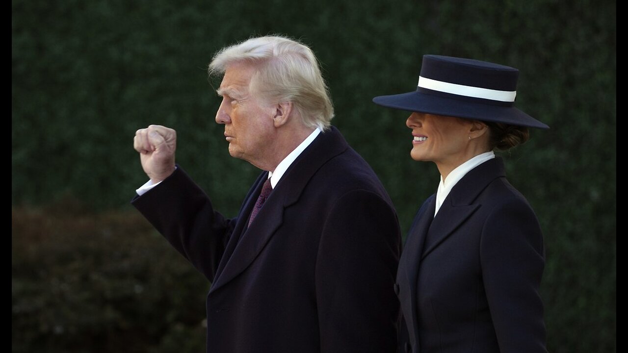 An Iconic Melania Trump Showed Up at Her Husband's Second Inauguration Dressed to Do Battle