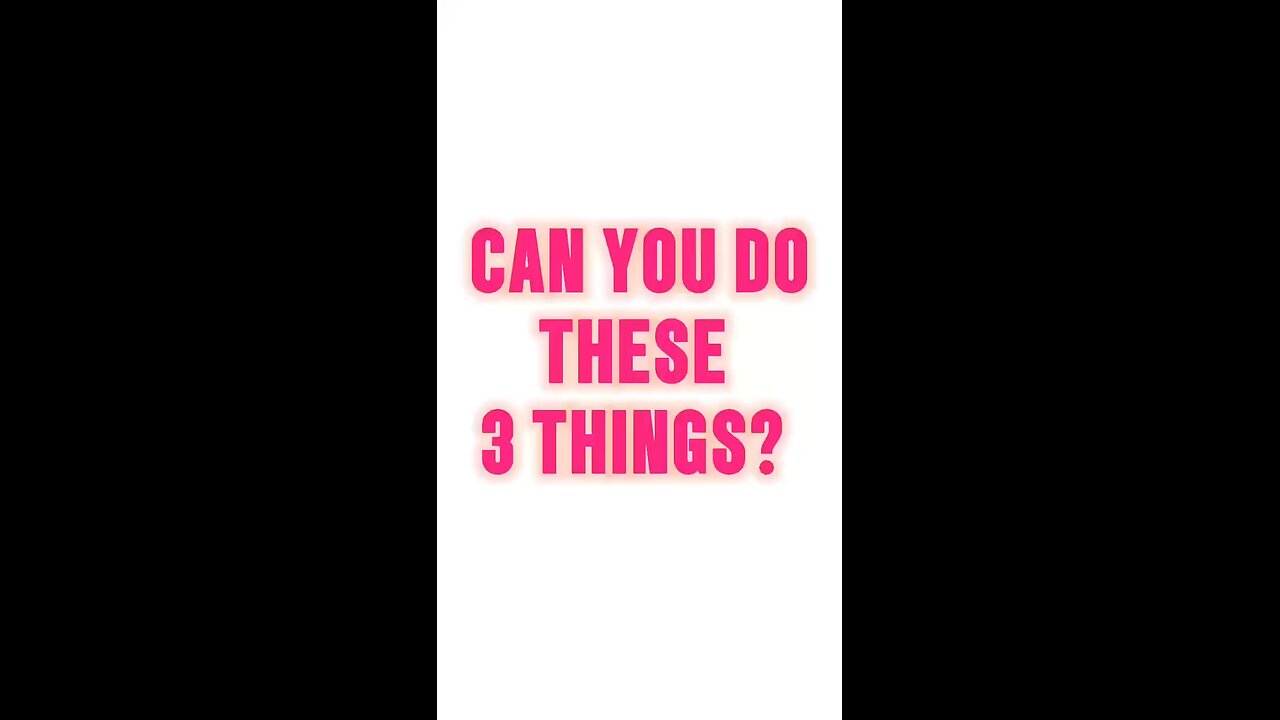 Can You Do These 3 Things On This List? 😱 #truth #jesus #bible