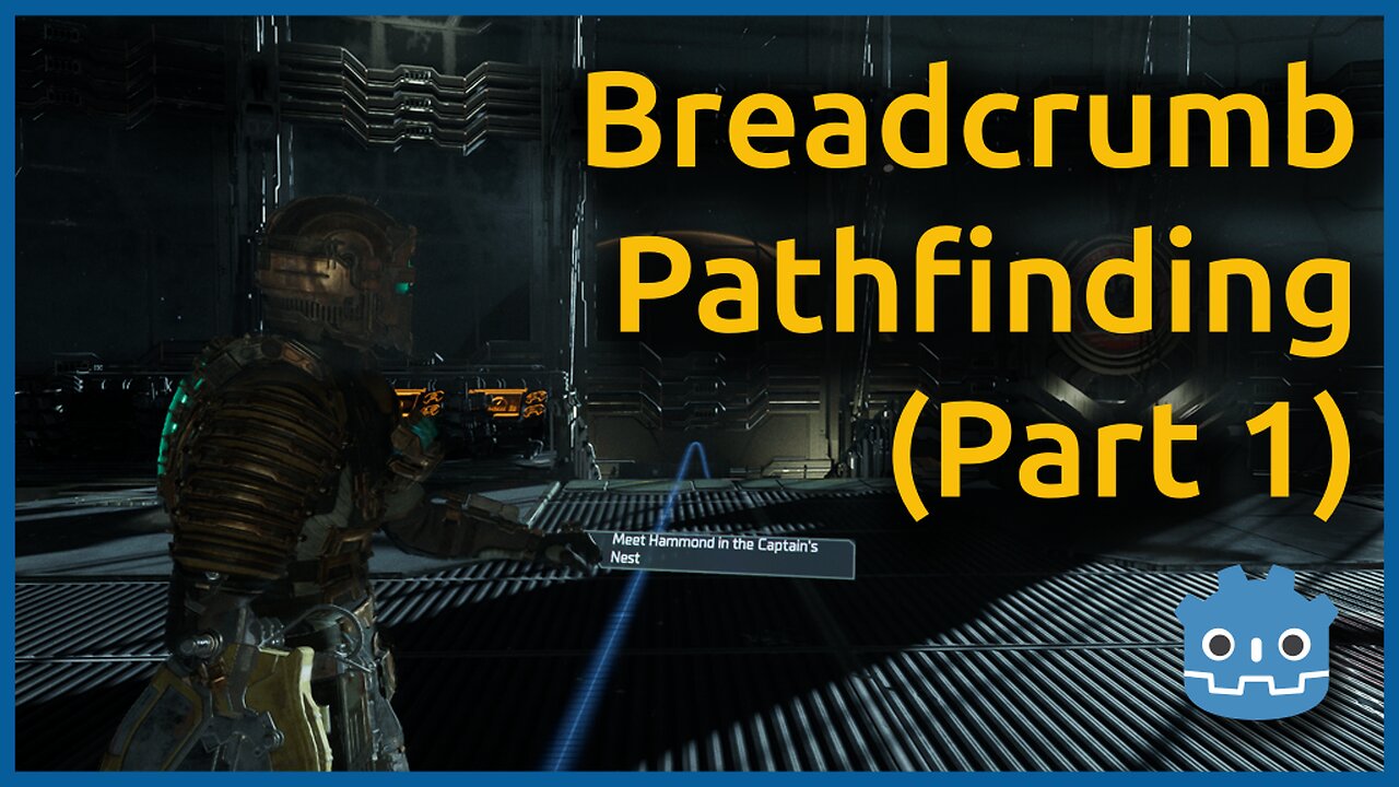 Breadcrumb Pathfinding Part 1 (Drawing the Line) #deadspace #pathfinding #godot #tutorial #gamedev