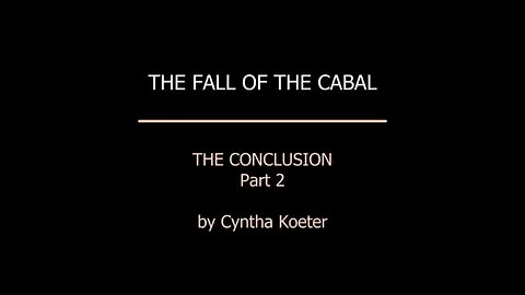 陰謀集團垮台的結論 - 第 2 部分： 軍工複合體 The Conclusion to the Fall of the Cabal - Part 2: The Military Industrial Complex