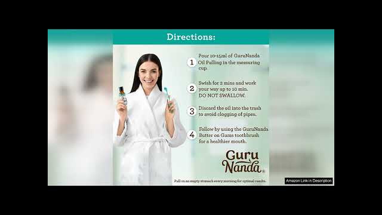 GuruNanda Coconut Oil Pulling with 7 Essential Oils and Vitamin D3, E, Review